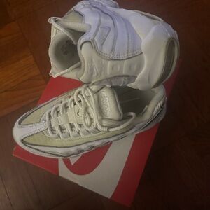 White and Cream Sneakers